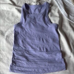 Lululemon Athletica Purple Fitted Ribbed Tank Top